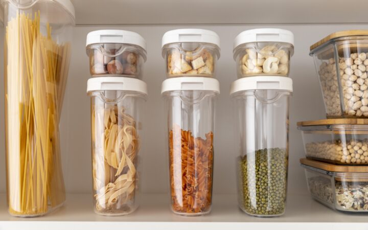 Food Storage Container Organization Ideas for a Cupboard That Actually Matches