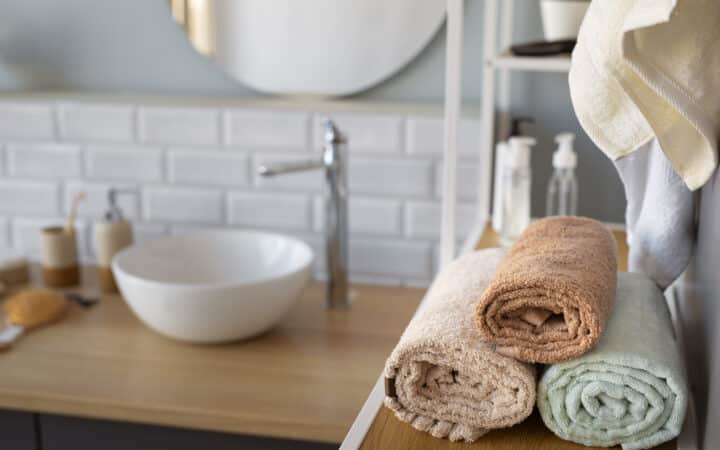 Towel Storage Ideas for a Bathroom Without Enough Bars or Shelves